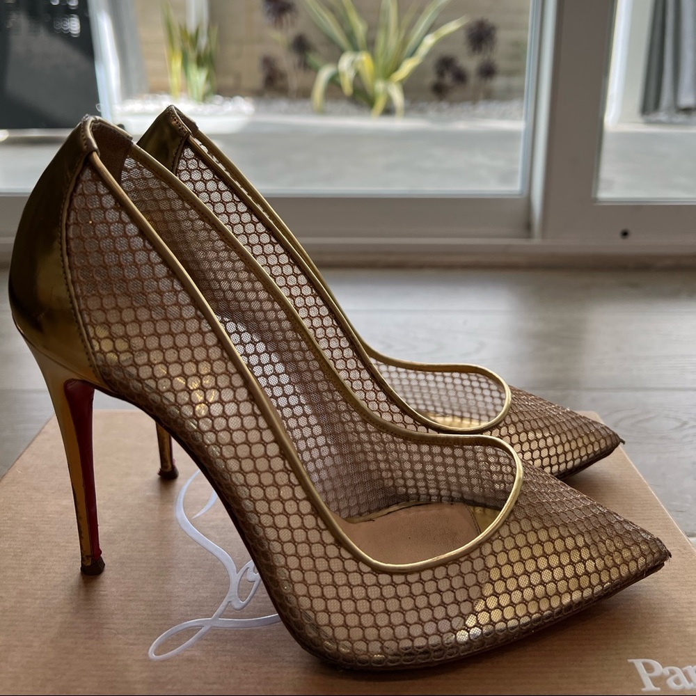 Christian Louboutian Lace Heels